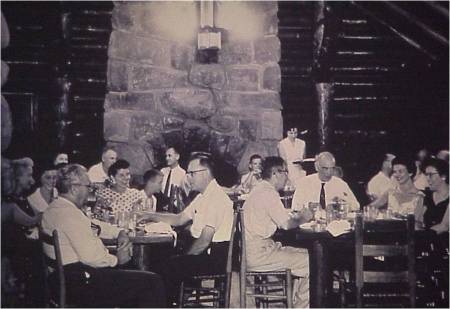 Dining Guests at Original Restaurant 1950s (Not being removed, now called the CCC room)