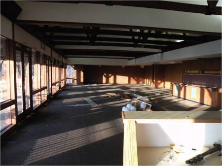 The last photo of the 1964 Restaurant (tables & chairs removed).